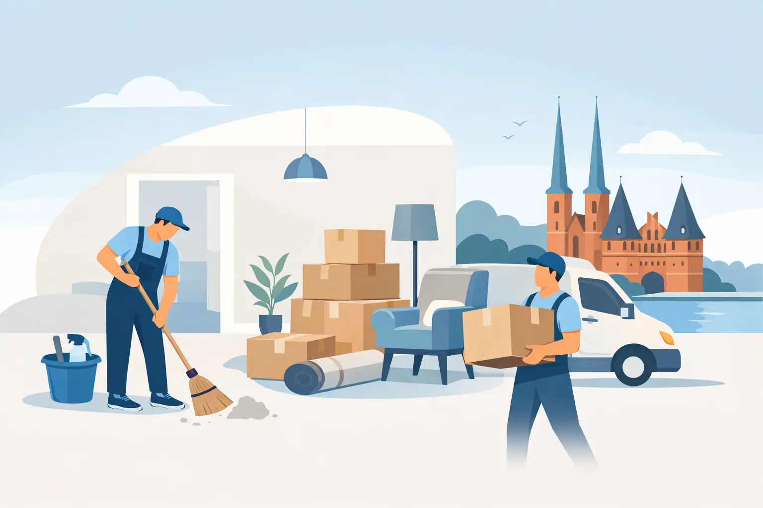 Besenreine Wohnungsauflösung Lübeck